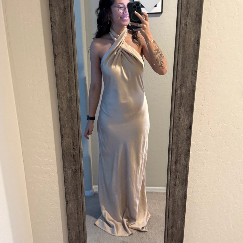 Jasmine Halter Maxi Dress - Show Me Your MuMu